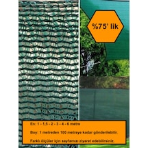 %75 Gölge Oranlı File, Gölgelik, Gergi File, Bahçe Gölgeliği, 6x28 Metre