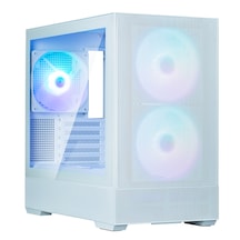 Zalman P30 Aır White Atx Mıd Tower Beyaz Kasa 1xusb 3.0, 1xusb Type-c, 1xmikrofon, 1xkulaklık, 3x140mm Argb Fan
