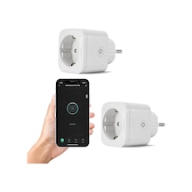 Led Wi-fi Akıllı Priz Uzaktan Telefonla Kontrol Edilebilir 16 Tuya, Google Asistant, Amazon Alexa Uyumlu 2