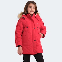 Slazenger CAMRON Çocuk Kapüşonlu Kırmızı Mont & Kaban