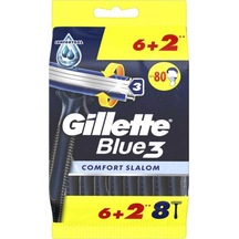 Gillette Blue3 Comfort Kullan At Traş Bıçağı 8 Li Poşet