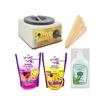 Ege Sir Dpr Max Ağda Makinesi + Vi-Vet Granül İnci Ağda x 2 + Ağda Bakım Jeli 500 ML + Spatula