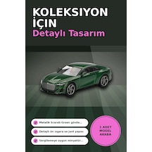 Yeşil Renkli 1/64 Ölçek Bentley Batur Diecast Model Araba - Koleksiyonluk Tekli Paket Bx-313340
