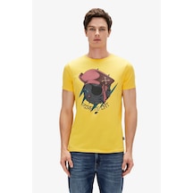 Bad Bear Pırate Erkek Sarı Tişört Sarı
