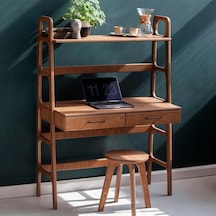 Woodesk Brisa Ahşap Çalışma Masası 140x120 Tik Renk CPT4641-120