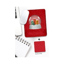 Baskılı Bilek Destekli Mouse Pad Bardak Altlığı Mousepad