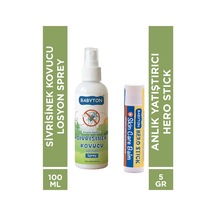 Set Sivrisinek Kovucu Losyon Sprey + Hero Stick 5 Ml