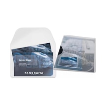 3L 6825 10 Kapaklı Kartvizit Cepleri 105X60 mm Şeffaf 10lu