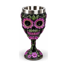 Day Of The Dead Şeker Kuru Kafa Tasarımlı 3d Çelik Kadeh Bardak Alk6513
