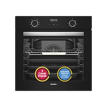 Simfer 8215 10 Fonksiyon Airfry Siyah Cam Ankastre Fırın Dijital
