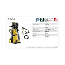Lavor LVR4 160 Yüksek Basınçlı Soğuk Yıkama Makinası