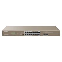 - G1118p-16- 250w Unmanaged,16ge Rj45 Ports Poe,2gb Sfp Ports 16 Port Poe, 1u Rack M. Metal C-119370