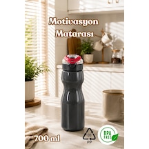 Porsima 911037-2 Bpa Free Motivasyon Sporcu Su Matarası Suluk 0,7lt Su Şişesi Fuşya