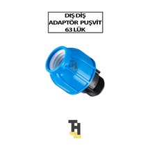 Dış Diş Puşvit Adaptör 63 Lük