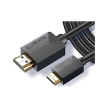 Micro Hdmı To Hdmı Kablo 1.5 Metre Altın Uçlu Yüksek Hızlı 1080p 4k Destekli Görüntü Ve Ses Aktarım Kablosu Kamera Tablet Laptop Monitör Tv Uyumlu Dayanıklı Kablo Zr1230 Siyah 1,5 Metre