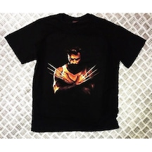 Stoned&Fame Unisex Siyah Wolverıne Baskılı T-shirt SIYAH