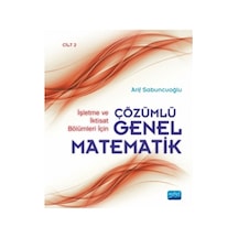 Çözümlü Genel Matematik Cilt 2  -  Arif Sabuncuoğlu  -  Nobel Akademik Yayıncılık