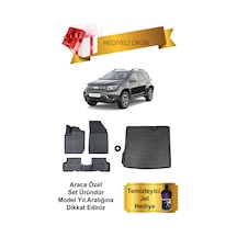 Dacia Duster 2 Wd 4x2 2023 Sonrası 3d Havuzlu Paspas Ve Bagaj Havuzu Set Temizleyici Jel