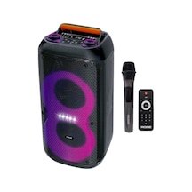 Rose Hp-2150 Taşınabilir Hoparlör Kablosuz El Mikrofonlu Şarjlı Kumandalı Bluetooth 6.5