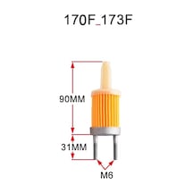 İtal/Çin 170F/170Fa/173F 5hp/6hp Dizel Yakıt Filitresi Mazot Filitresi