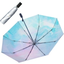 Maotai Shop Mm Anti-ultraviyole Katlanır Şemsiye Yeşil