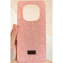 Redmi Note 15 Yıldız Tozu Premium Pembe Silikon Kılıf