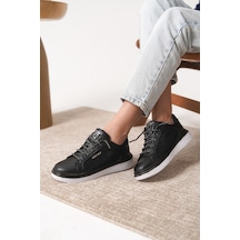 Garantili D0703 Günlük Ortopedik Kadın Sneaker Spor Ayakkabı Siyah Garantili D0703 Günlük Ortopedik Kadın Sneaker Spor Ayakkabı Siyah