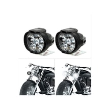 OtoÇizgi Motosiklet Sis Farı Takım 6 6 Ledli Mercekli Çakar & Sabit Mod OtoÇizgi