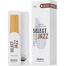 D'addario Orrs05tsx2h Organic Select Jazz Unfiled Tenor Saksafon Kamışı No: 2 Hard Profesyonel/caz - 5'li Paket Kimyasalsız Organik Tarım Sertifikalı Ve Güçlü Projeksiyon