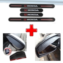 Honda Concerto Uyumlu Carbon Kapı Eşiği + Ayna Yağmur Koruyucu (552943730)