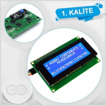 20X4 Lcd Ekran I2C Modüllü Mavi Aydınlatma