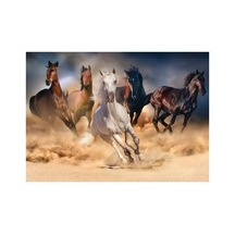 1000 Parçalı Yaban Atları Temalı Eğlenceli Yapboz