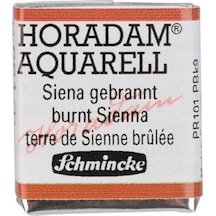 Schmincke Horadam Aquarell Artist Sulu Boya Burnt Sienna Yarım Tablet