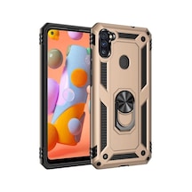 Rba Aksesuar Galaxy Uyumlu M11 Kılıf Rba Vega Kapak - Gold Altın