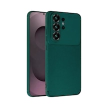Samsung Galaxy S26 Ultra Uyumlu Auto Focus Karbon Kapak - Koyu Yeşil