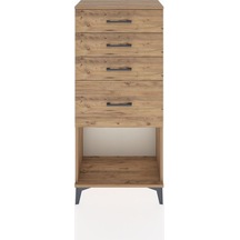 Hyperion Dolap 4 Çekmeceli 60x44x134 Çam-çam Çam