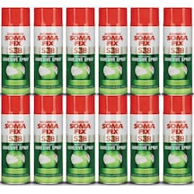 12 Adet Somafix Tekstil Sünger Yapıştırıcı Sprey S38 500ml