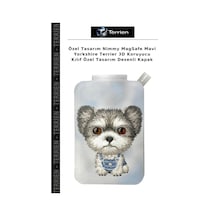 Özel Tasarım Nimmy Magsafe Mavi Yorkshire Terrier 3d Koruyucu Kılıf Özel Tasarım Desenli Kapak