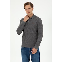 U.s. Polo Assn. Erkek Gri Melanj Sweatshirt 50290755-vr086 Gri Melanj