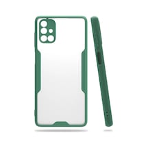 Newface - 905 - Samsung Galaxy M51 Kılıf Platin Silikon - Edntrend - - Yeşil