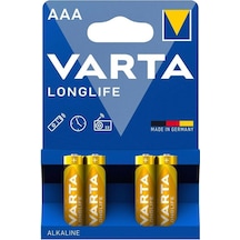 Varta Longlife Aaa 4103 Kalem Pil 4 Lü Paket