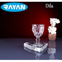 Dila 6'lı Kahve Yanı Bardak Royaleks-ryg8006 Çok Renkli