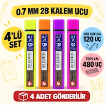 Fixpoint 0.7 Mm 2b Kalem Ucu 4 Lü Set 4 X 120 Adet