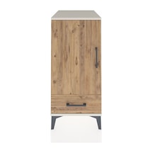 Kronos Komodin 3 Raflı Tek Çekmeceli Tek Kapaklı 44x59x96 Aytaşı-çam Aytası