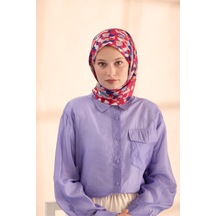 Silk Home Soft Eşarp 73094-21 Fuşya, Morcivert, Bebe Mavi, Yavruağzı