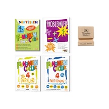 Fenomen 4. Sınıf Dört İşlem Problem Tüm Dersler Ve Paket Deneme 4lü Set + Telefon Standı