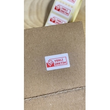 Yerli Üretim Yapışkanlı Etiket 20x15mm 200 Adet