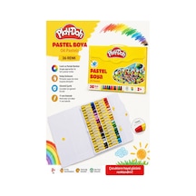 Pastel Boya 36 Renk Plastik Çantalı 1 Paket Play-doh Pastel Boya 36 Lı Çantalı Parlak Canlı Ve Örtücü Renkler Çok Renkli