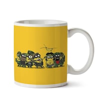Minions Meat Grinder Platoon İki Tarafı Baskılı Kupa Bardak