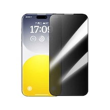 Baseus İphone 15 Plus Privacy Hayalet Full Koruma Cam Ekran Koruyucu- 5775